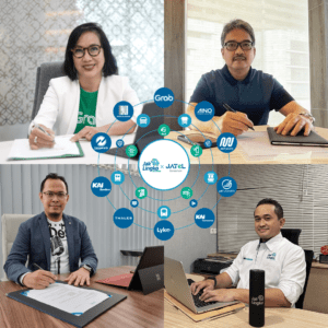 Aino Indonesia bersama JATeL Consortium Resmi Menjalin Kemitraan Strategis dengan Grab untuk Memperkuat Layanan JakLingko